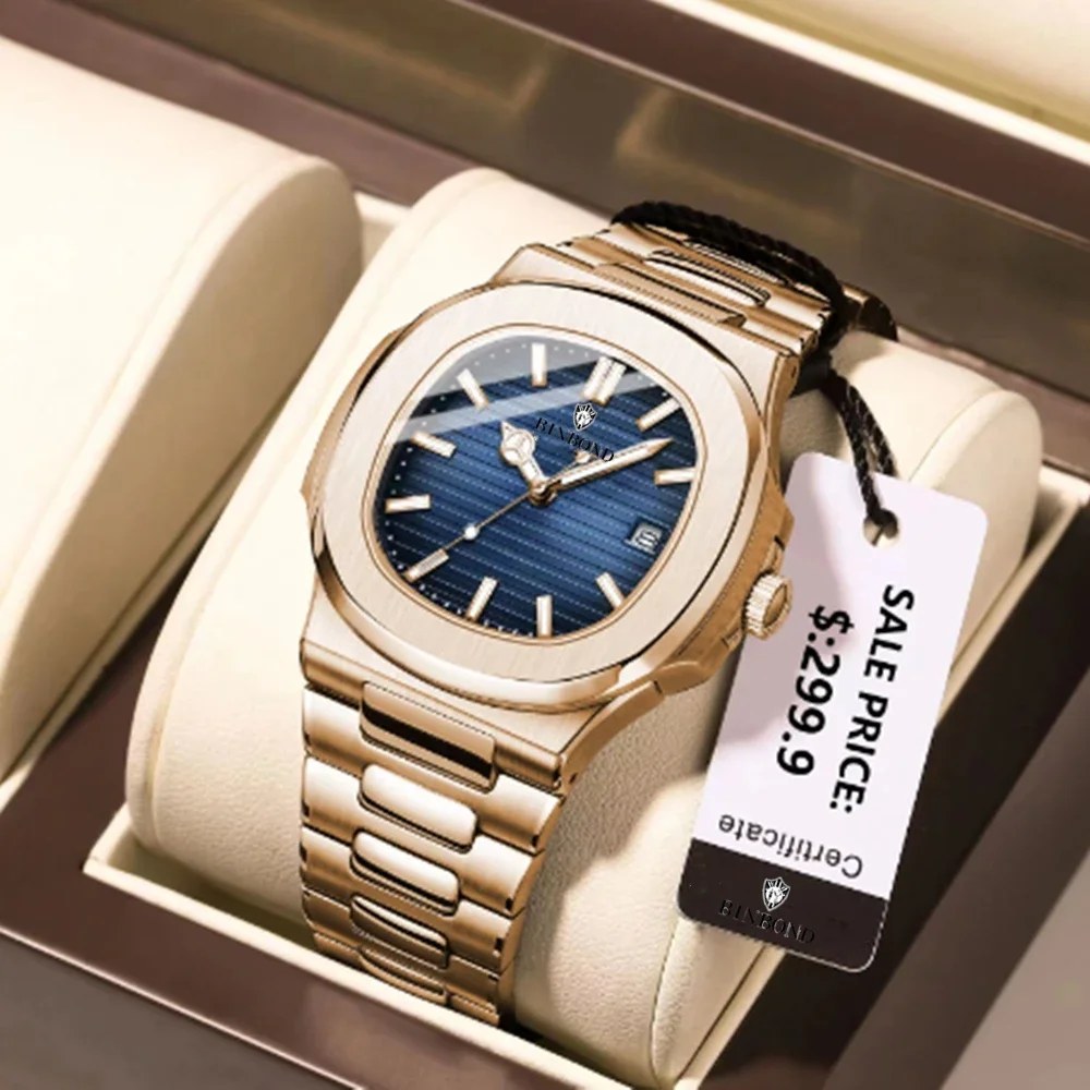 Luxury Watch German - Nouvelle suisse homme décontracté or Rose