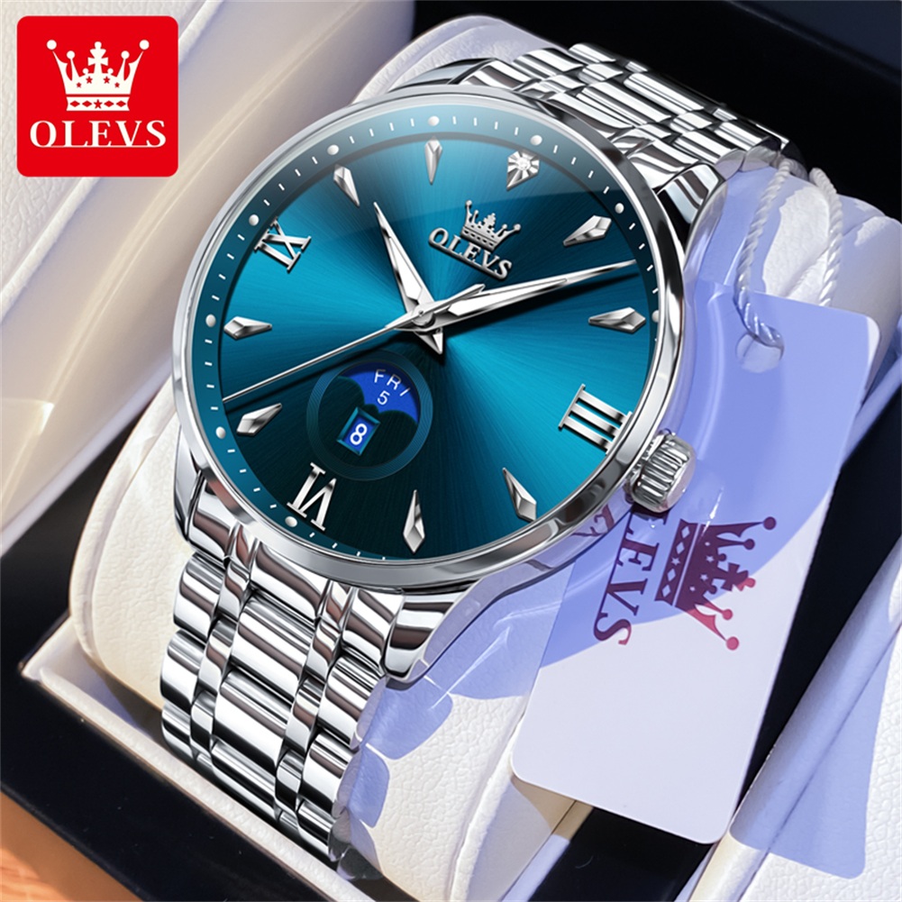 Luxury Watch Brands - OLEVS Phase de lune montres pour