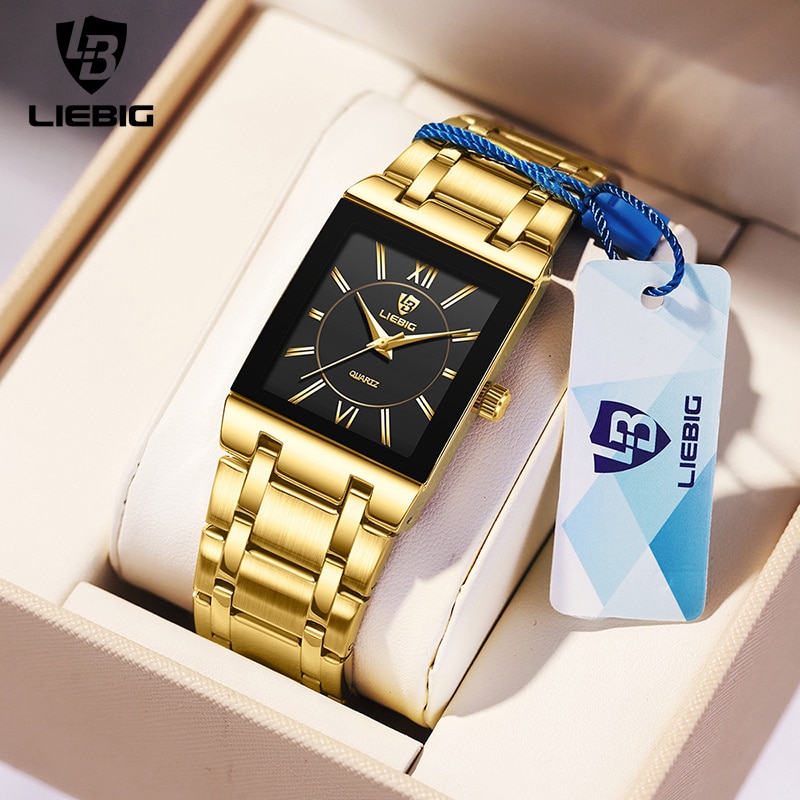 Luxury Watch Price - LiEBIG luxe montres à Quartz doré