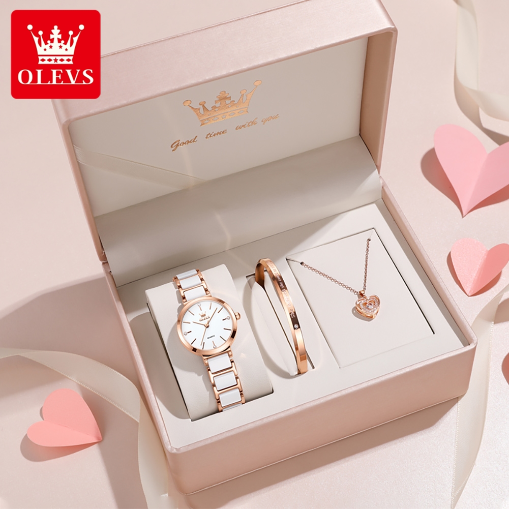 Ladies Luxury Watch - OLEVS femmes montre 5877 luxe élégant
