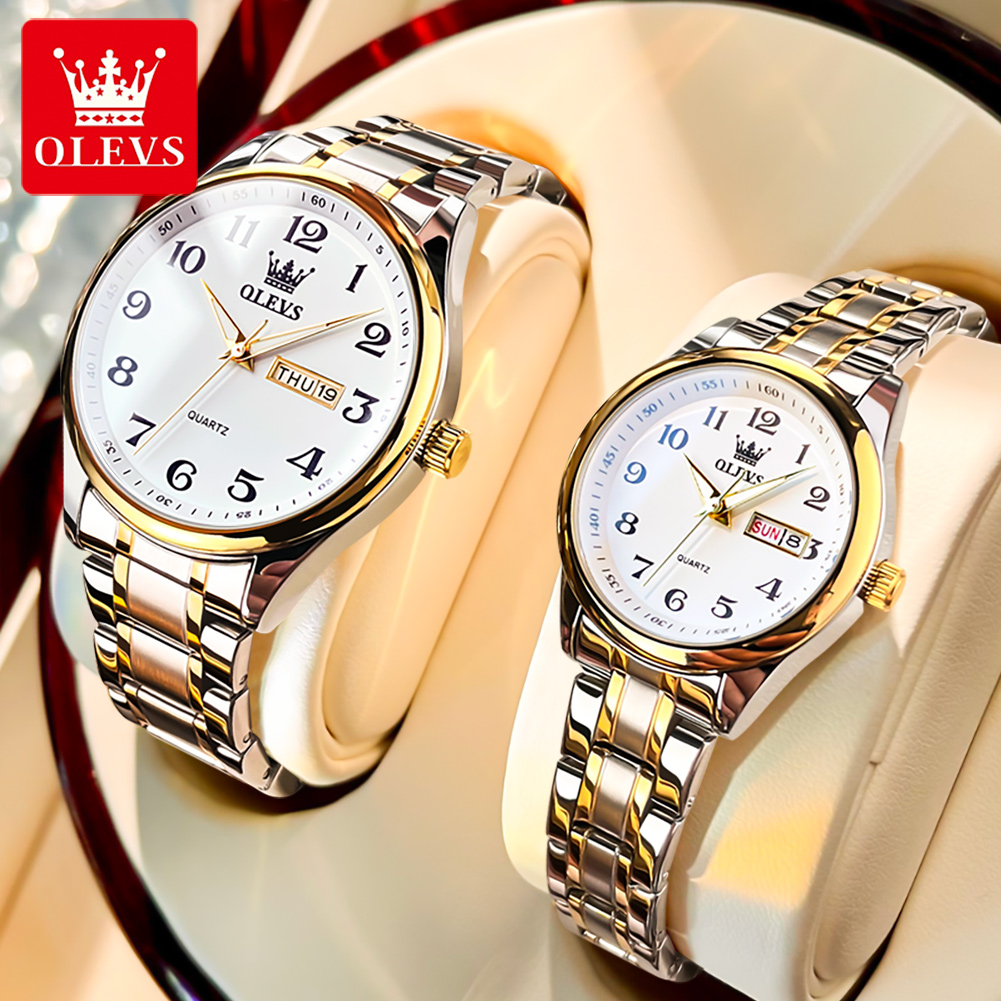 Best Luxury Quartz Watch - OLEVS nouvelle mode Couple montre pour