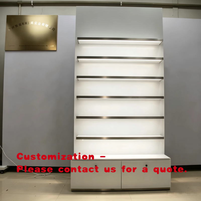 Luxury Watch Store - Vitrine d'exposition LED en acier inoxydable