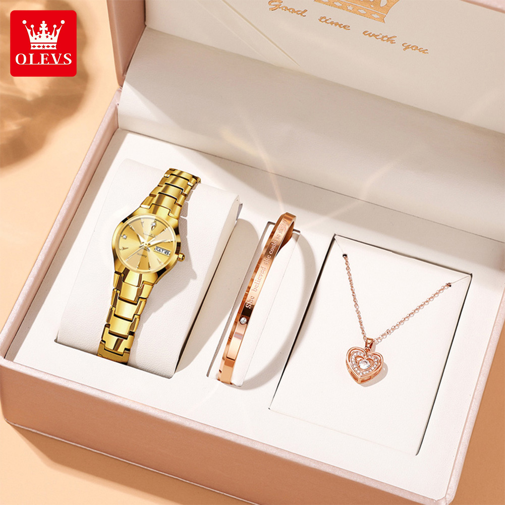 Ladies Luxury Watch - OLEVS dames montre 8697 luxe élégant