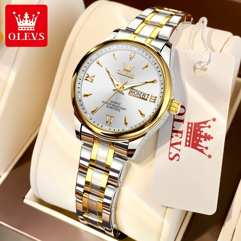 Luxury Watch Cheap - OLEVS-Montres classiques en acier inoxydable pour