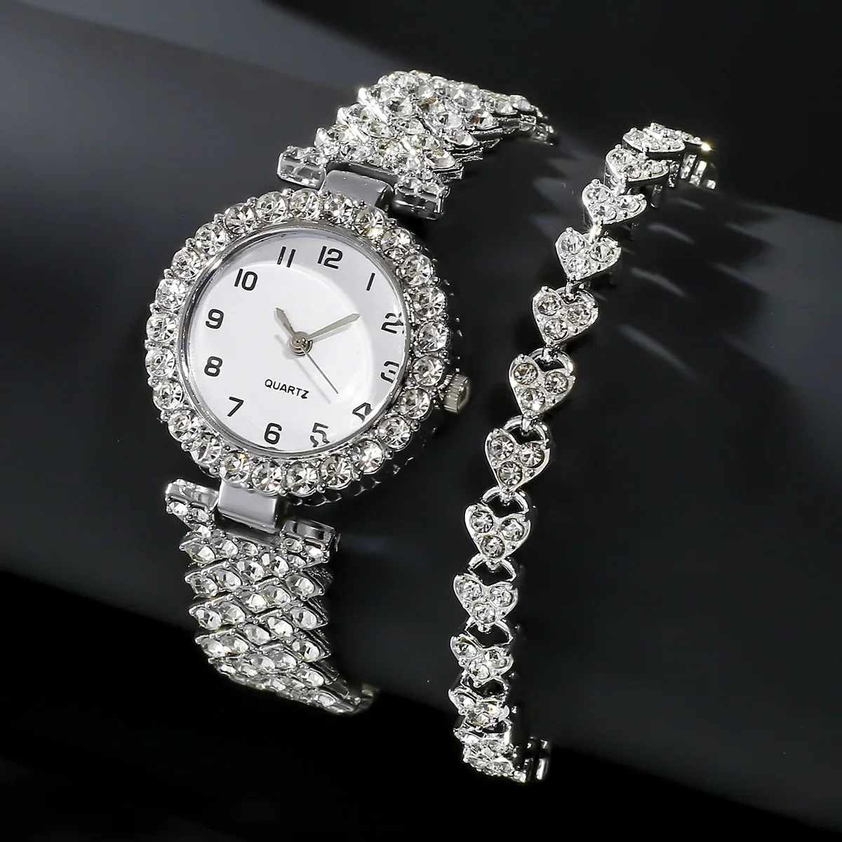 Ladies Luxury Watch - 1 pièces/2 pièces de luxe mode