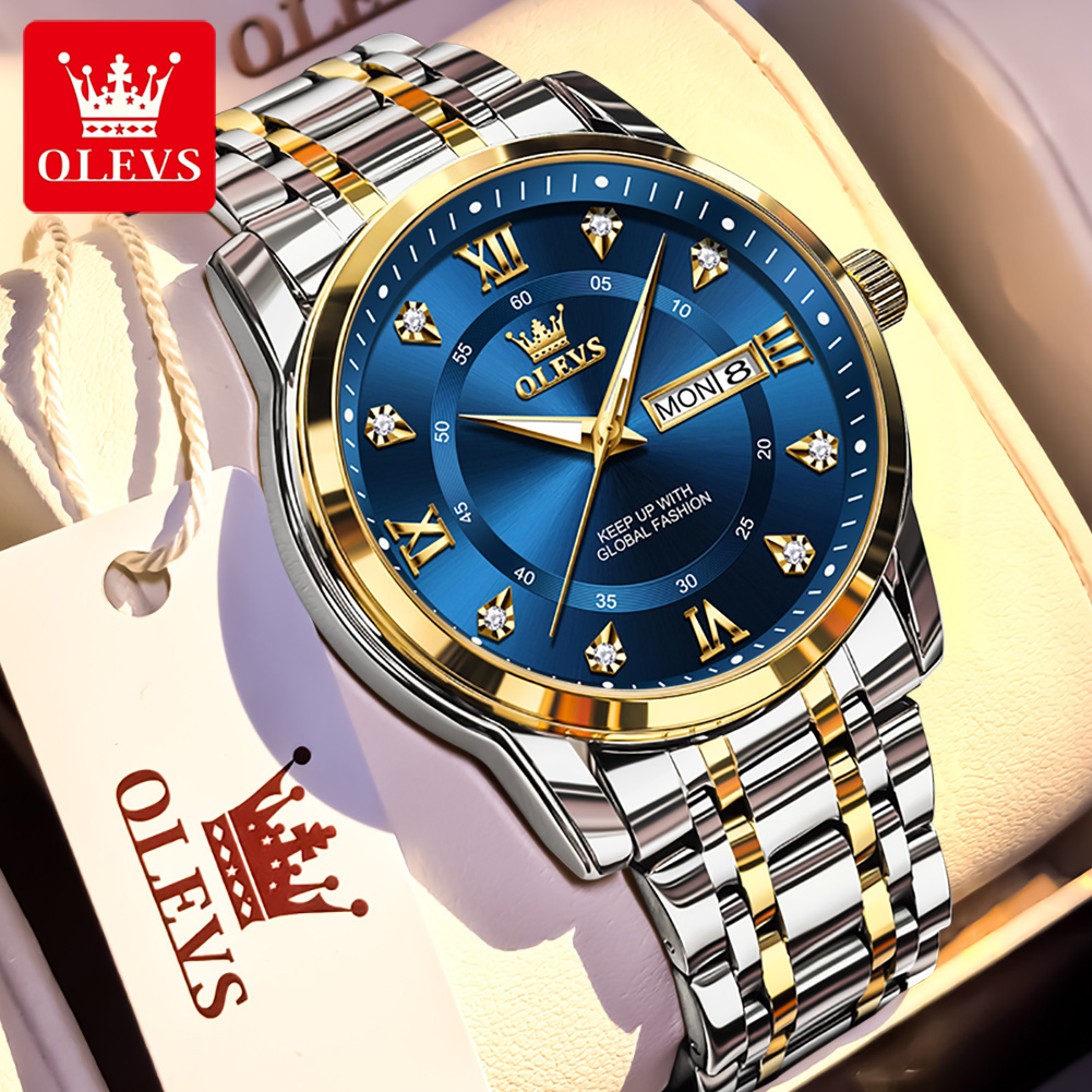 Luxury Watch Brands - OLEVS marque mode hommes montres en