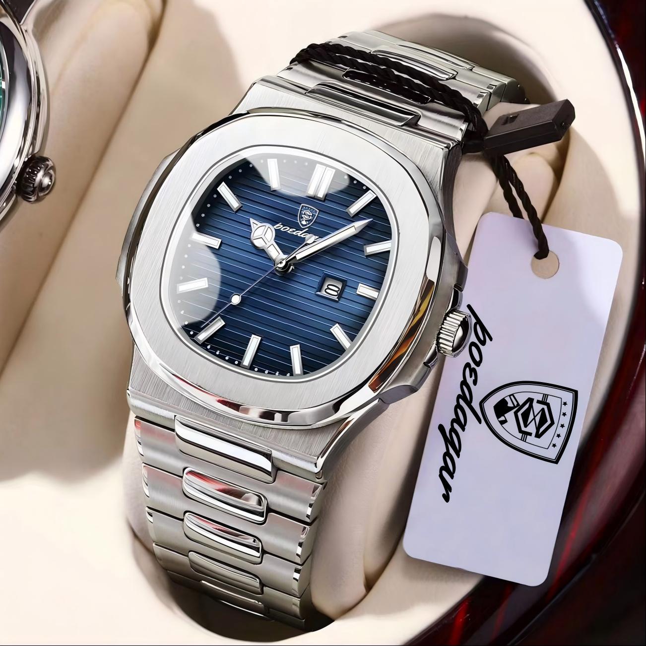 Patek Philippe Watch Nautilus - POEDAGAR carré luxe hommes montre-bracelet étanche