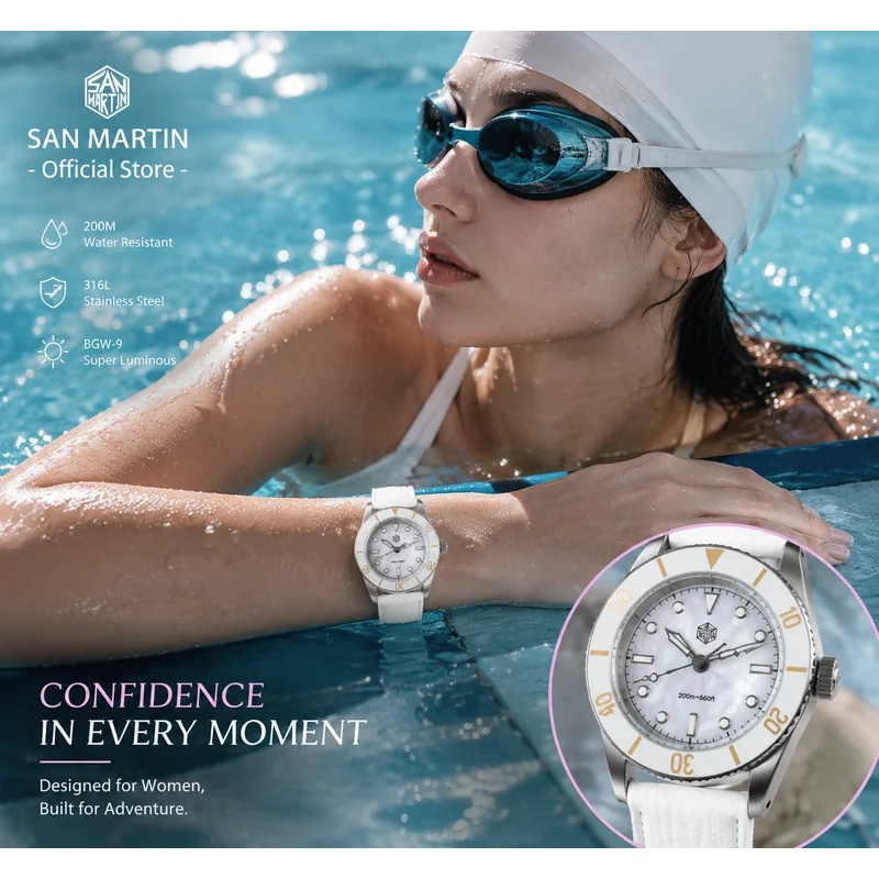 Montre à quartz pour femme San - Guilloché Dial Watch avis et prix