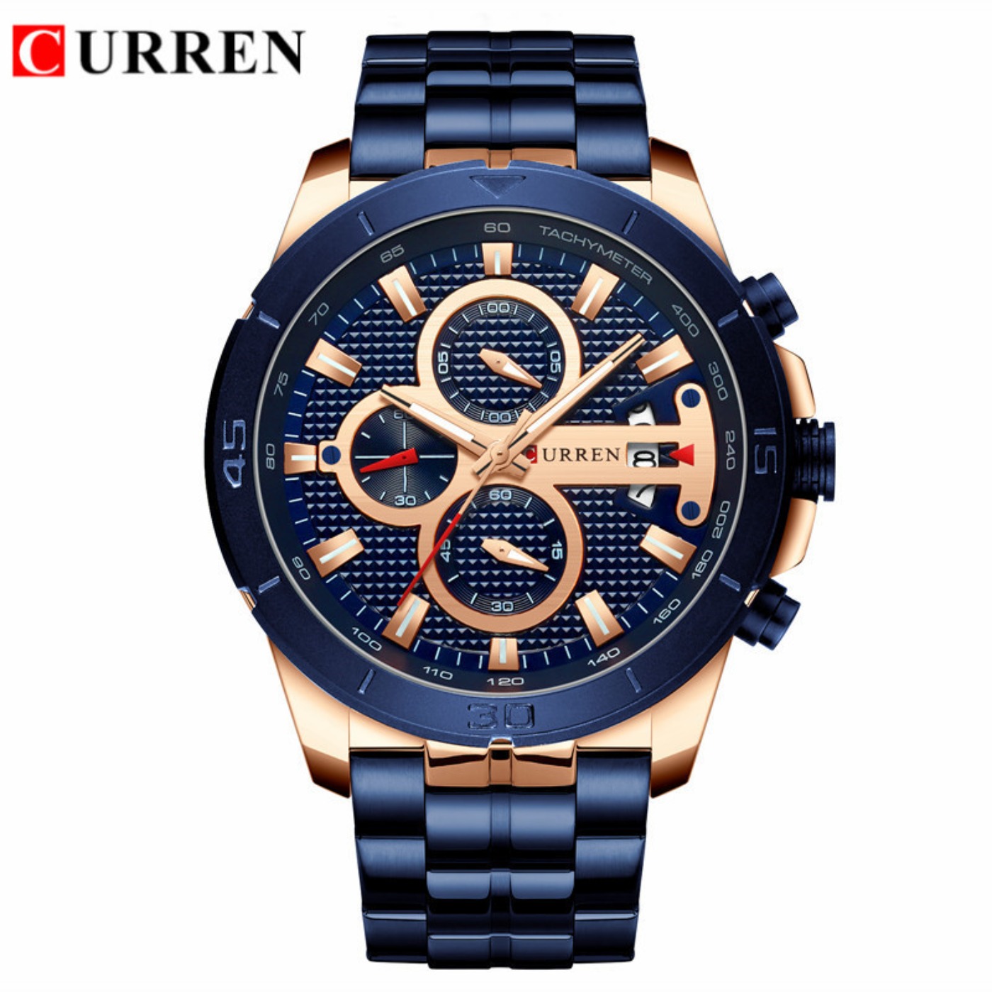 Montre CURREN pour homme, chro - Luxury Watch Brands avis et prix