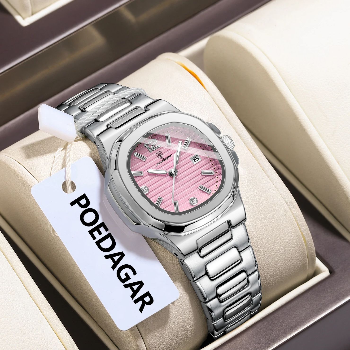 POEDAGAR carré mode femme mont - Ladies Luxury Watch avis et prix