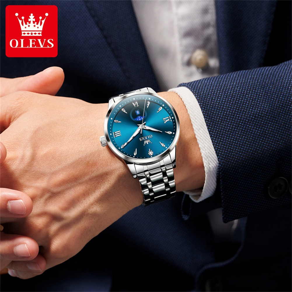 OLEVS Phase de lune montres po - Luxury Watch Brands avis et prix