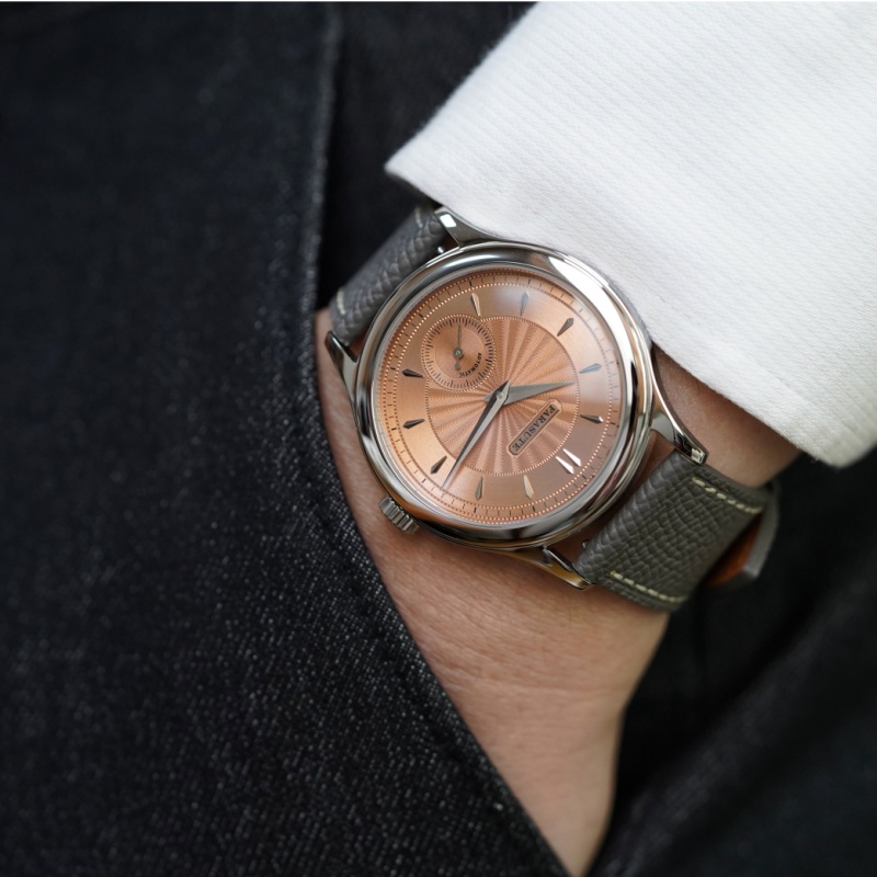 Montre mécanique de luxe FARAS - Guilloché Dial Watch avis et prix