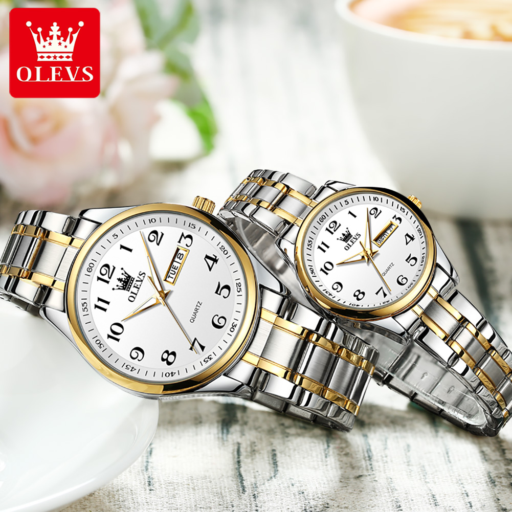 OLEVS nouvelle mode Couple mon - Best Luxury Quartz Watch avis et prix