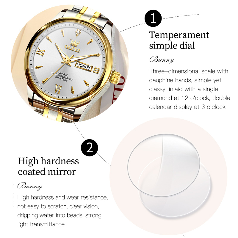 OLEVS-Montres classiques en ac - Luxury Watch Cheap avis et prix