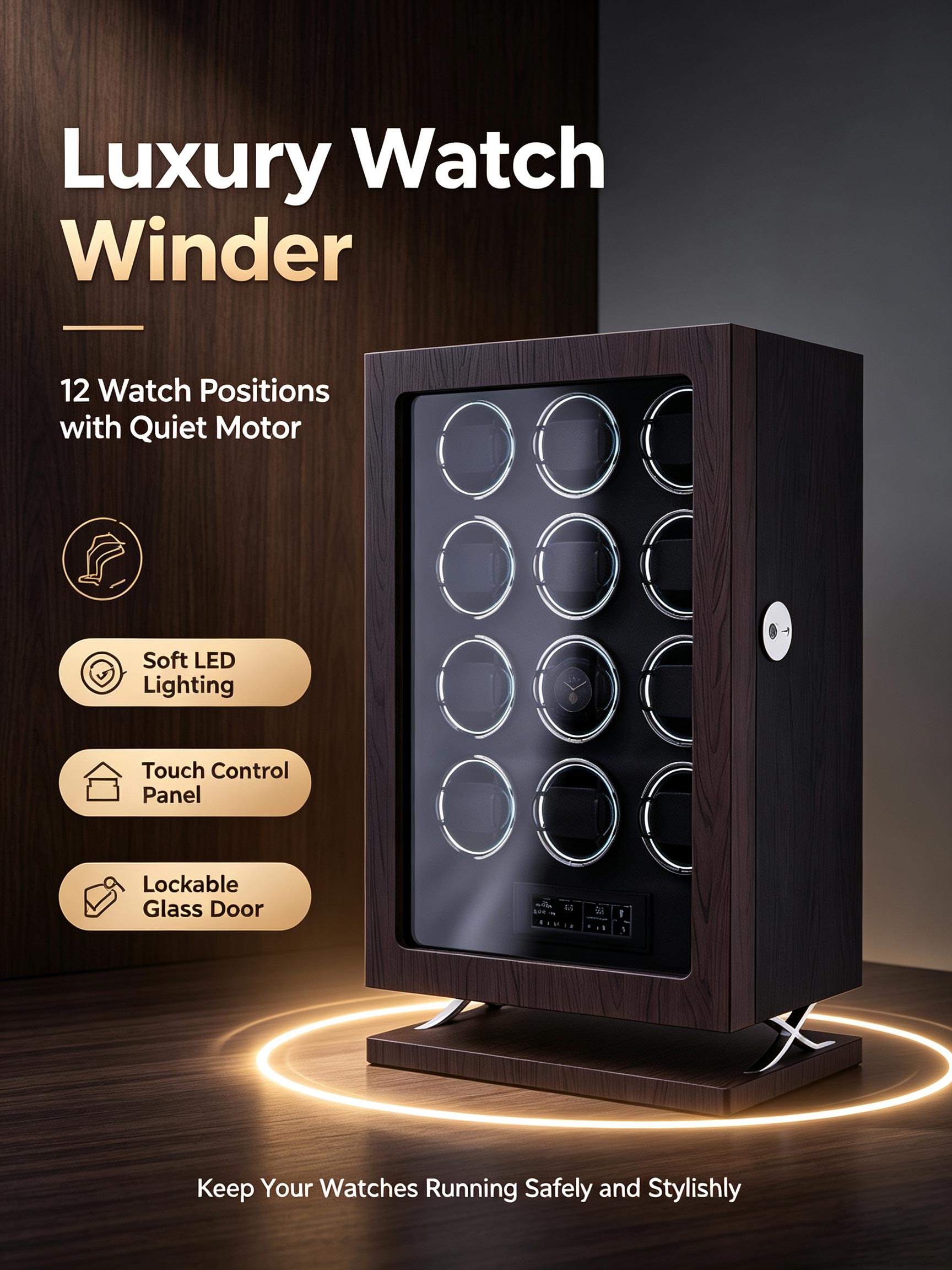 IBBETON Boîtier de Remontage d - Luxury Watch Winder Box avis et prix