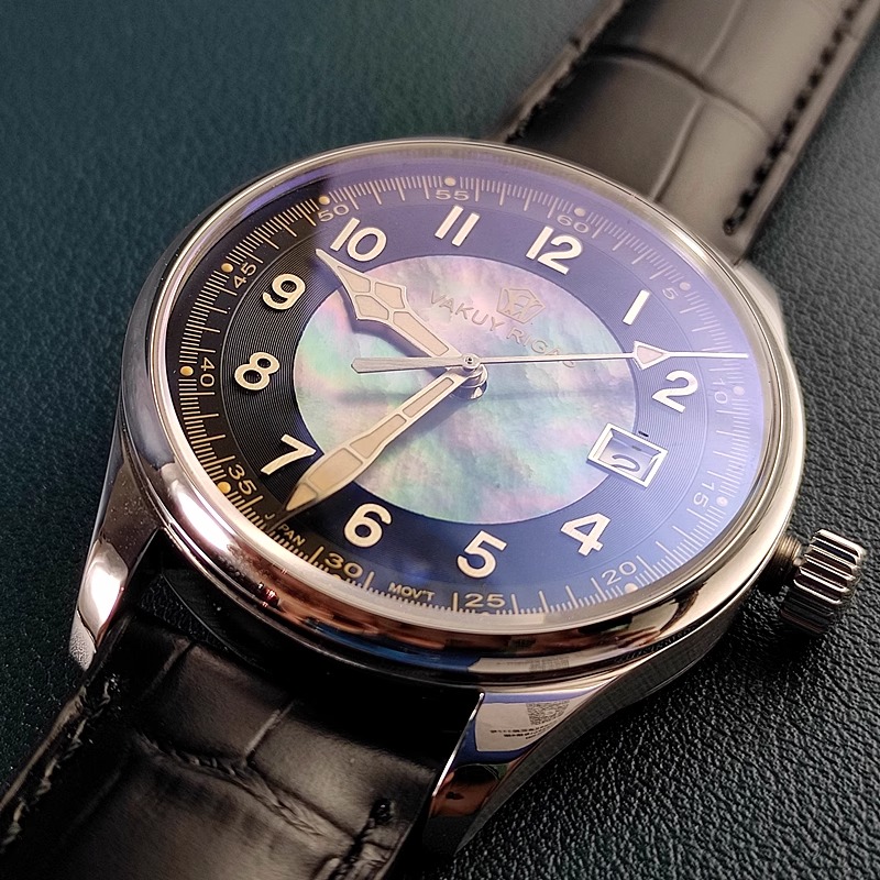 Vakuy – montre de pilote mécan - Guilloché Dial Watch avis et prix