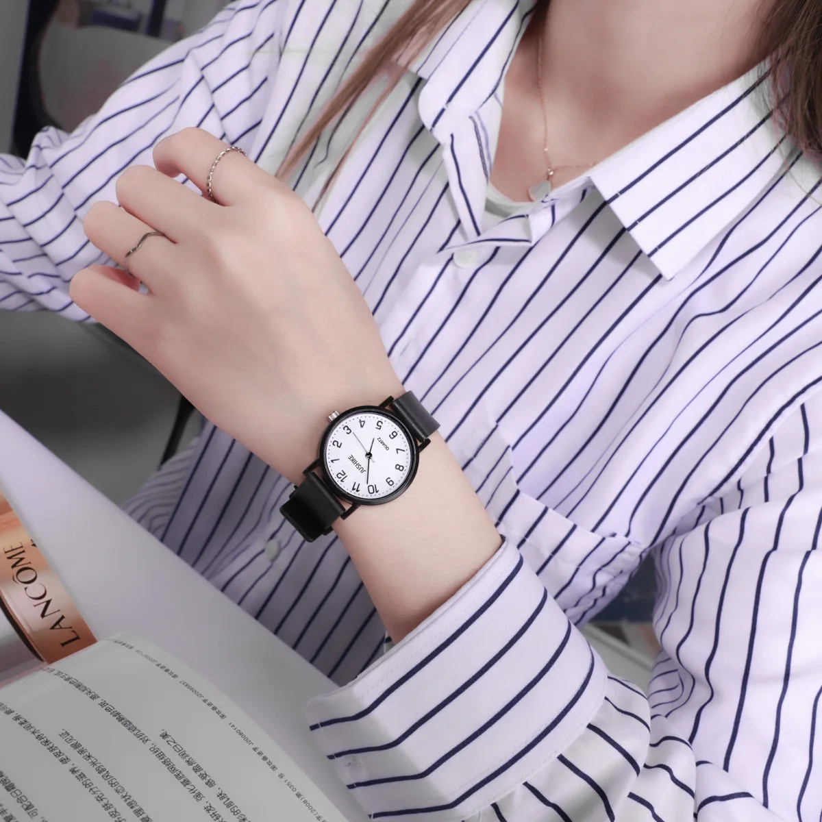 Montre à Quartz noire Simple p - Ladies Luxury Watch avis et prix